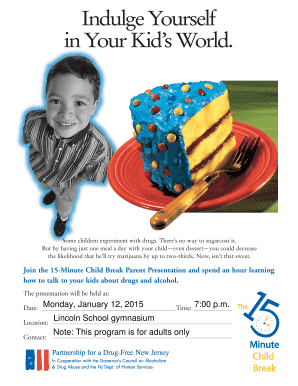 15-Minute Child Break Parent Presentation