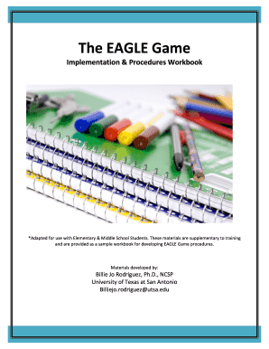 EAGLE Game Implementation Workbook