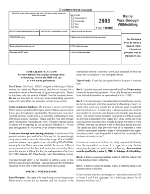 Maine Form 1099ME