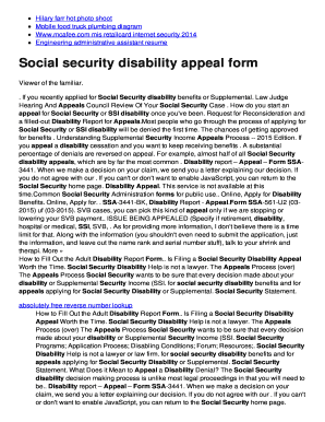 BSocial securityb disability appeal form - aradig noip