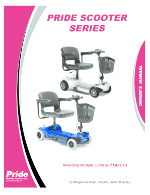Pride Scooter Series Safety Guidelines