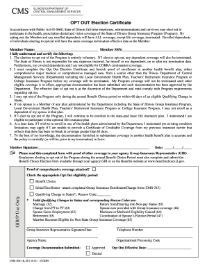 Illinois Opt Out Election Certificate