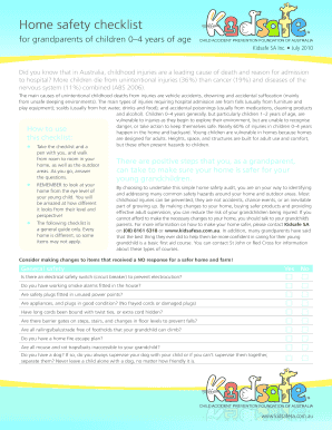 Home Safety Checklist for Grandparents
