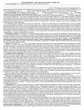 Residential Lease Agreement