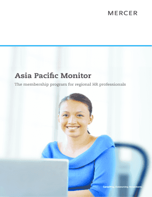 Asia Pacific Monitor Membership Program