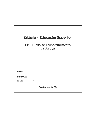 Estágio – Educação Superior