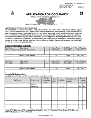 Rental Application Form