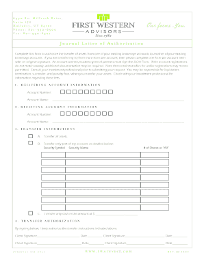 Journal Letter of Authorization