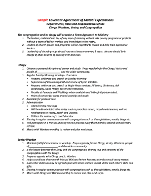 Covenant agreement sample