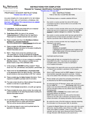 Substitute W-9 Form
