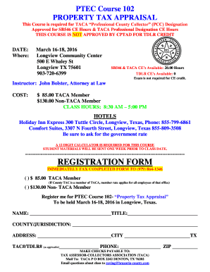 Fillable Online Ptec Course 102 Fax Email Print Pdffiller