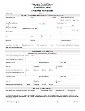 Patient Registration Form