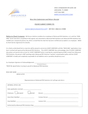 Advanced peo solutions