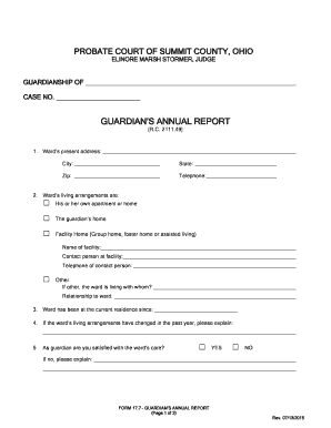 Guardian's Annual Report