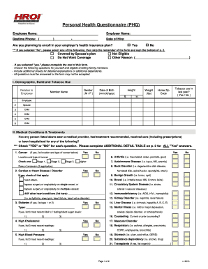 Employee Health Insurance Enrollment Form