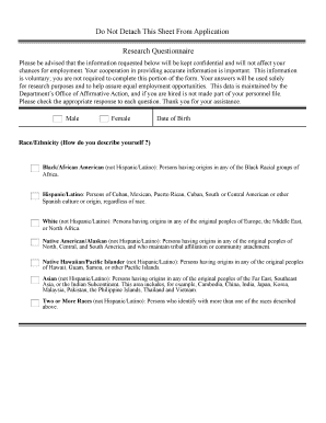 Pennsylvania Treasury Department Employment Application