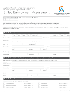 Skilled Employment Assessment Application