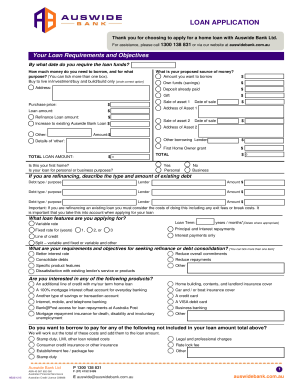 Home Loan Application Form