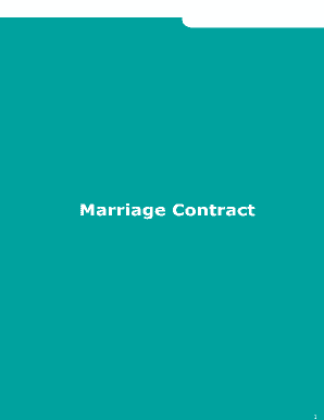 Islamic Marriage Contract