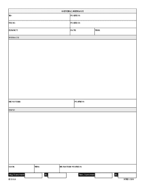 ICS 213 NFES 1336 Incident Report Form