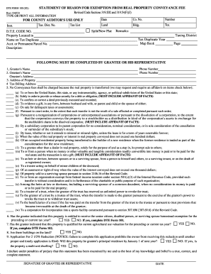 Ohio DTE Form 100 Exemption Statement