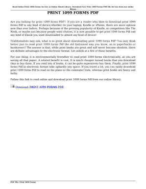 Print 1099 Forms