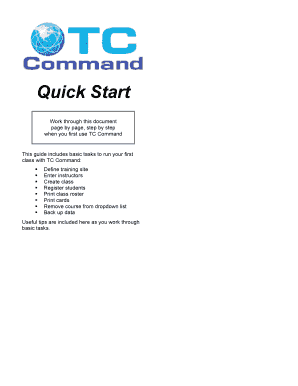 QuickStart v3 docv6 - Official TC Command Support