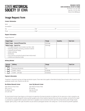 Image Request Form