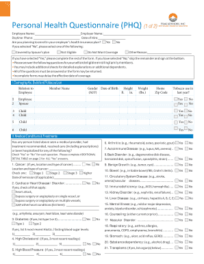 Employee Health Insurance Enrollment Form