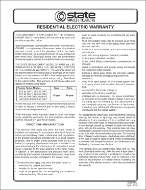 State Select Water Heater Warranty Guide: Protections and Coverage by State