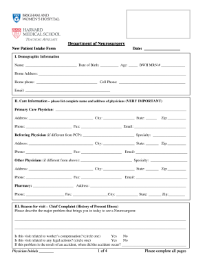New Patient Intake Form