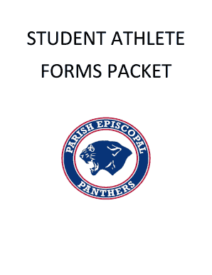 Student Athlete Forms Packet
