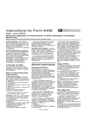 Form 6406 Instructions
