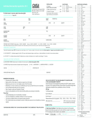 CMSA Individual Membership Application