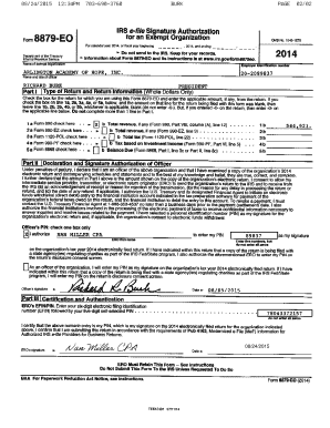 IRS Form 990 2014