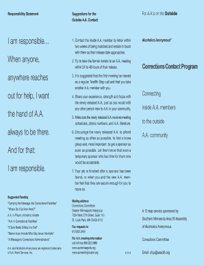 Flyer - Alcoholics Anonymous