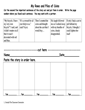 Classroom Story Reordering Activity