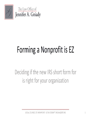 IRS Form 1023-EZ Guide