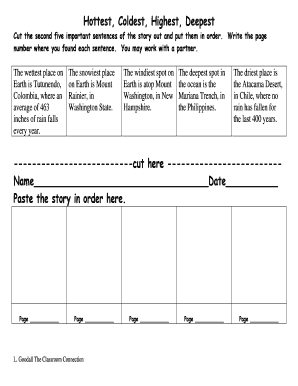 Classroom Activity Worksheet