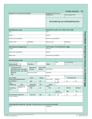 Denmark 10-Year Tank Control Request
