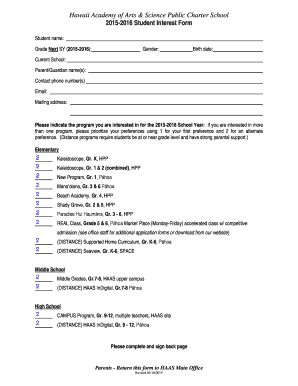 Form preview