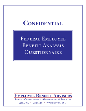 Federal Employee Benefit Analysis Questionnaire