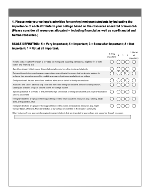 Community College Immigrant Education Survey