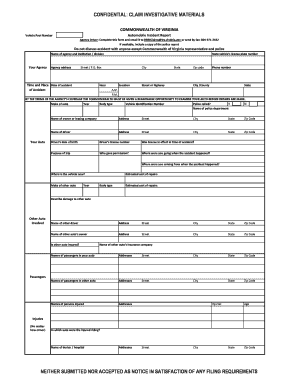 Virginia Automobile Incident Report