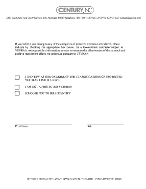 Pre-Offer Protected Veteran Self-Identification Form