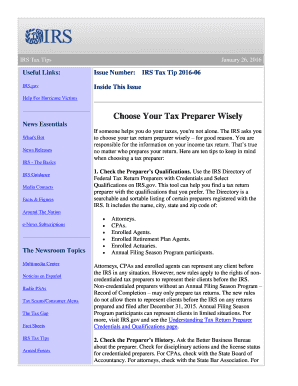 IRS Tax Tips 2016-06