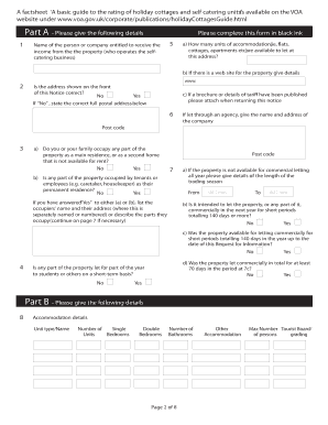 UK Non-Domestic Rating Information Request