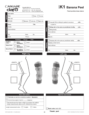 fillable online cascade dafo inc o f a k1 1360 sunset ave fax email cascade dafo order form