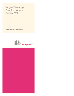 Vanguard Average Cost Summary Guide