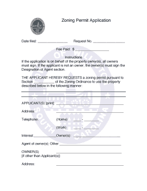 Zoning Permit Application